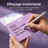 Bloc-notes adhésif effaçable