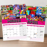 Retour aux années 80 - Calendrier mural 2025