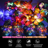Lampes solaires papillon pour jardin