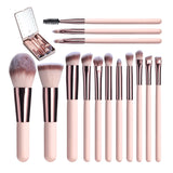 Set de pinceaux 14 pièces avec lumière LED