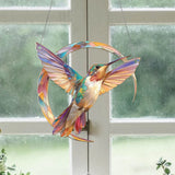 Breloque de jardin colibri