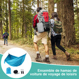 Ensemble de hamac de camping en plein air