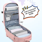 Grand sac à dos de randonnée imperméable pour femmes