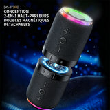 Enceinte Bluetooth magnétique séparable 2 en 1