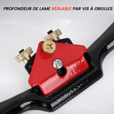 Rabot manuel réglable pour le travail du bois