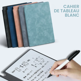 Carnet de notes en cuir réutilisable intelligent