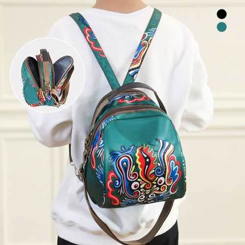 Sac à Bandoulière Rond Imprimé