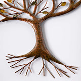 Décoration murale en métal colibri et brindilles