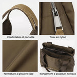 Sac à bandoulière en nylon de grande capacité