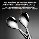 Cuillère à riz antiadhésive en acier inoxydable épaissi