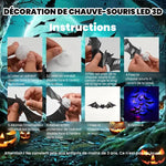 Décoration LED Chauve-Souris 3D