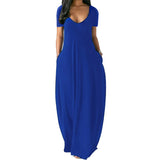 Robe Maxi à Encolure en V