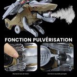 Jouet d'hélicoptère de dinosaure transformant LED