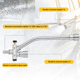 Adaptateur pour pistolet à eau de lavage de voiture