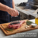 Attendrisseur à viande professionnel à ressort