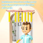Jeu de réaction et d'adresse « Attrape le bâton de la pieuvre »