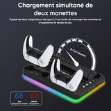 Support de refroidissement de la base de chargement pour deux manettes PS5