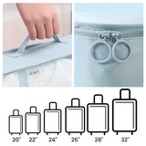 Cubes d'emballage de voyage - 8 sacs de rangement pliables