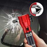 Lampe de poche tactique multifonction à énergie solaire