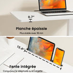 Table élévatrice pneumatique à roues cachées