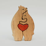 Ornement puzzle en bois DIY