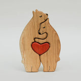 Ornement puzzle en bois DIY