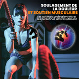 Bande kinésiologique pour soulager les douleurs à l'épaule