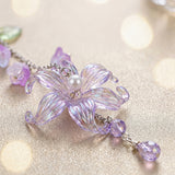 Pendentif Fleur Élégant pour Rétroviseur de Voiture