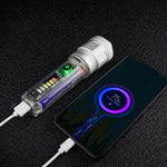 Lampe de poche zoom pour l'extérieur