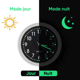 Horloge à quartz électronique créative pour accessoires de voiture