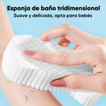 Esponja exfoliante mágica para el baño