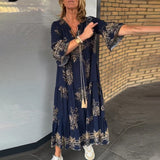 Jupe ample vintage en patchwork
