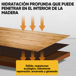 Búho Sabio Pomada y cepillo para muebles