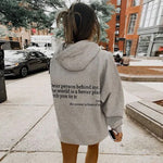 Sweat-shirt 'Dear Person Behind Me'