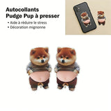 Autocollant anti-collision Shiba Inu dodu