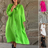 Robe simple, décontractée et ample