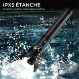 Lampe de Poche Laser Tactique Rechargeable LED