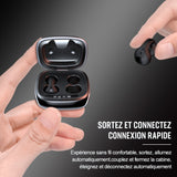 Casque d'écoute Bluetooth à clip à conduction osseuse