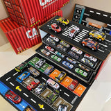 48Pcs Voitures de Course en Alliage Lot de Jouets