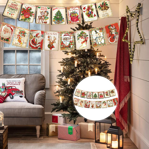 Cartes de Noël à l'Aquarelle Vintage