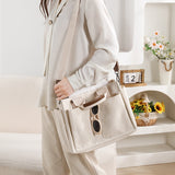 Sac en toile multi-poches de grande capacité