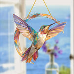 Breloque de jardin colibri
