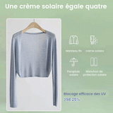 Cardigan en lin tricoté sans boutons