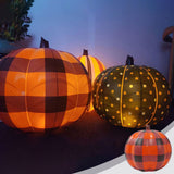 Ballon citrouille lumineux