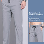 Pantalon stretch en soie Ice
