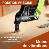 Lames d'outils oscillants à bord incurvé (20 PCS)