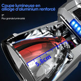 Lampe frontale rechargeable à haute puissance super lumineuse