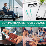Mini brosse à dents 5 en 1 (dentifrice + fil dentaire + curette + gratte-langue) Set de voyage portable