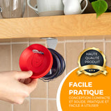Organisateur de couvercles de gobelets d'armoire