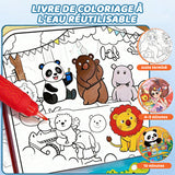 Livres de dessin magiques réutilisables pour enfants